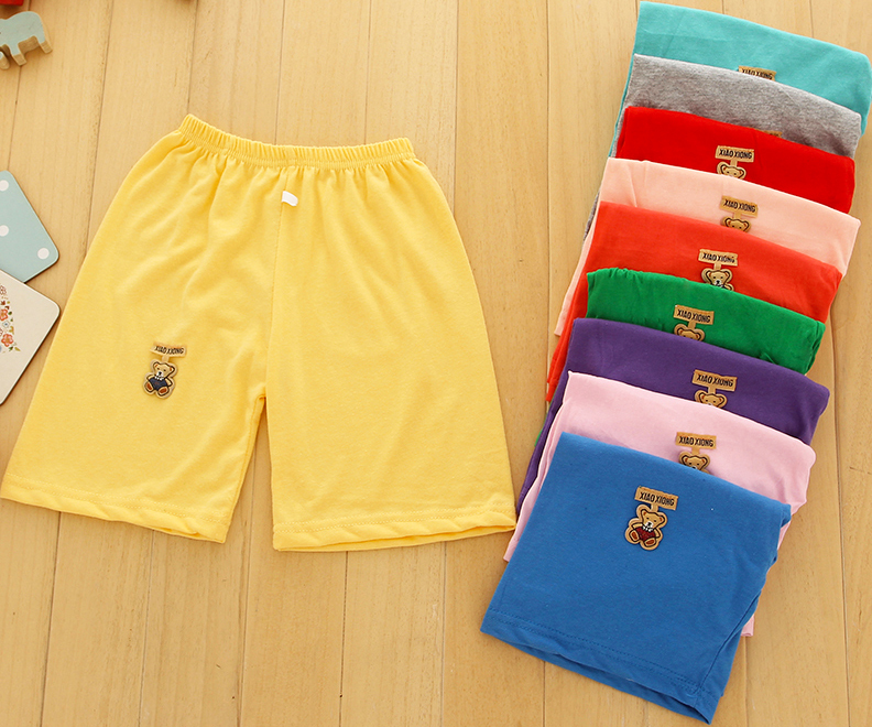 Kids Cotton Shorts 1-4 Years Old Boys Girls Toddlers - Mixed Colours