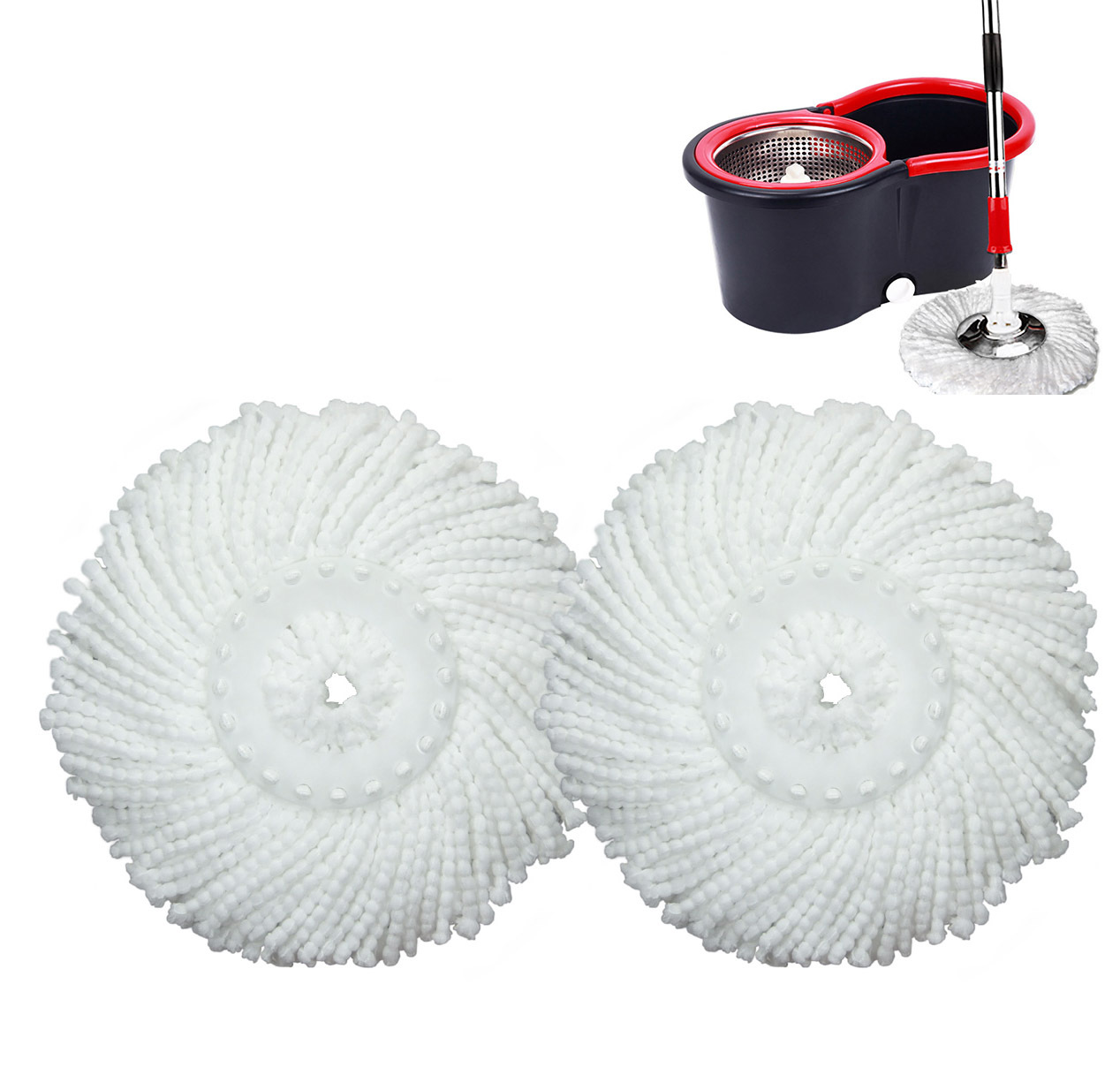 Microfiber Spin Mop Head (1 Mop Pad Only)