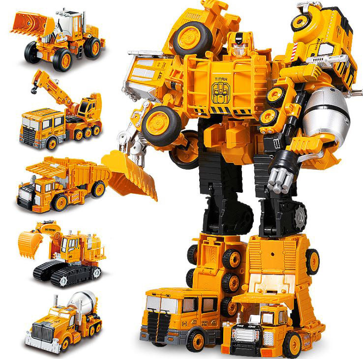 5 In 1 Robot Truck Transformer Toy