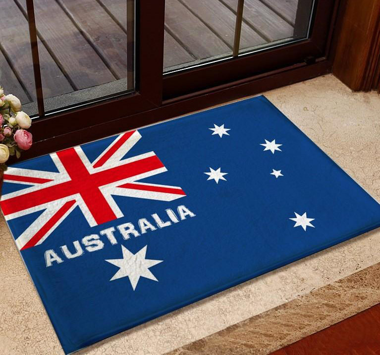 Australian Flag Rug Doormat Floor Bath Door Mat (50 x 80)