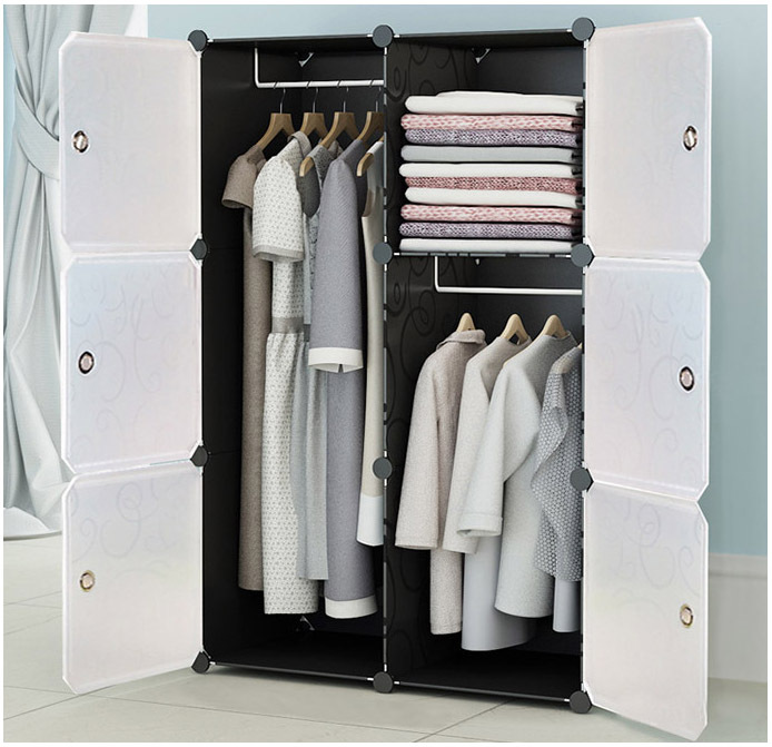 DIY Cube Storage Cupboard Wardrobe