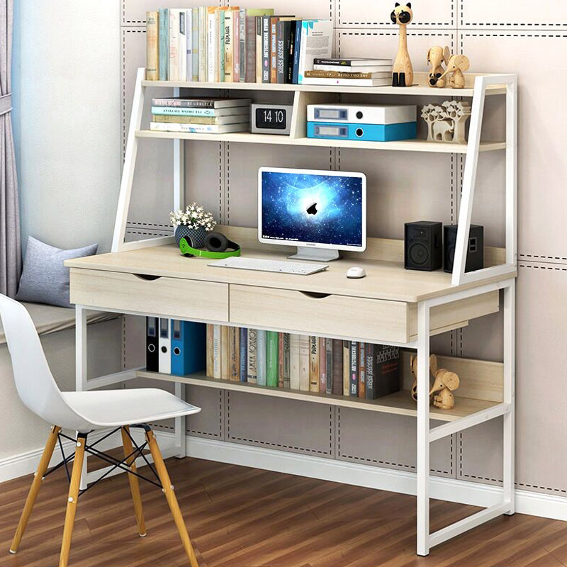 Computer Desk Table Shelf Drawer Office Study Student Furniture