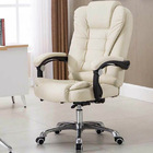 Apex Deluxe Executive Reclining Office Chair (White /Cream)