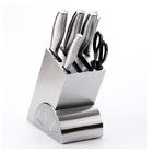 Professional Quality Stainless Steel Deluxe 7-Piece Knife Block Set
