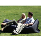 Inflatable Air Sofa Lounger Lazy Couch in Portable Bag (BLACK)