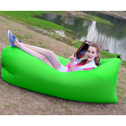 Inflatable Air Sofa Lounger Lazy Couch in Portable Bag (Lime Green)