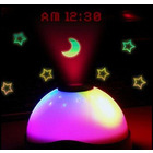 Projector Alarm Clock Time/Date/Starry Sky Projection