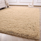 XL Extra Large Soft Shag Rug Carpet Mat (Beige, 300 x 200)