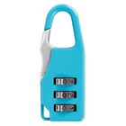 5 x Combination Locks Bags Suitcase Lockers Luggage Padlocks (Blue)