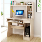 Elite Computer Desk Table with Shelf & Drawer Office Furniture (White Oak)