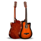 38" Natural Wood Acoustic Guitar - Sunburst