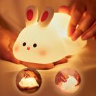 Cute Bunny Silicone LED Touch Sensor Dimmable Portable USB Rechargeable Lamp Night Light