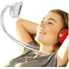 Universal Neck Phone Holder Rotating & Adjustable Lazy Hanging Mobile Stand (White)
