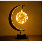 Enchanted Lunar Lamp LED Moon Night Light Cozy Home Decor Lighting 