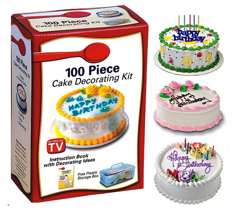 100-Piece Cake Decorating Tool Kit
