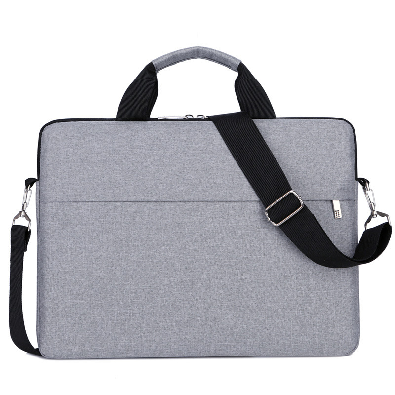 Laptop Bag Briefcase Handbag Carrying Case 15.6 (Grey)