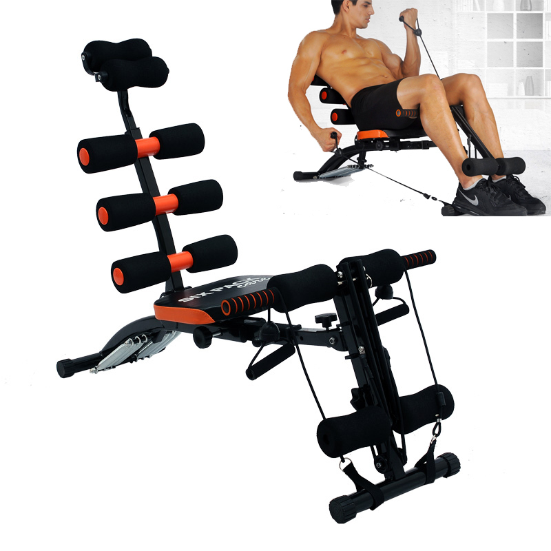 6 In 1 Home Gym Abdominal Machine Six Pack Care Ab Rocket Core Exercise Bench
