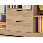 Eden Wardrobe Cupboard Bookshelf with Drawer Furniture Oak | Dshop