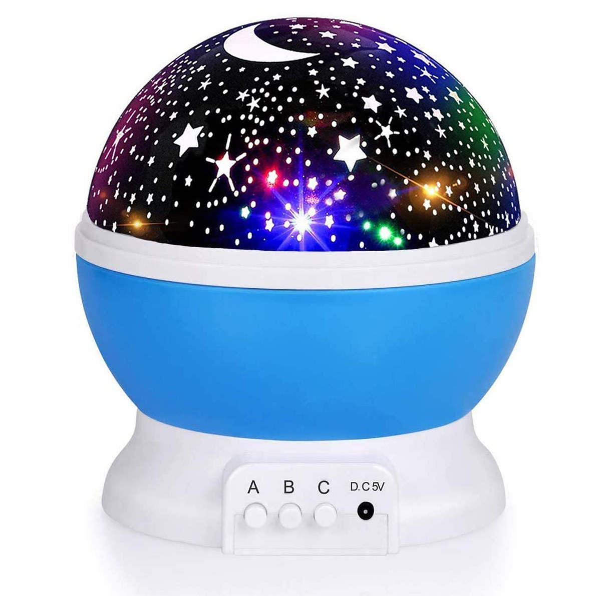 Star Projector Night Light Starry Sky Constellation Projection Lamp (Blue)