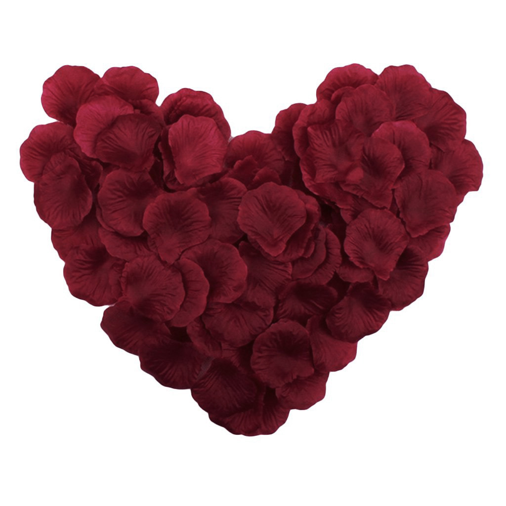 100 Wedding Bridal Flower Rose Petals (Deep Wine)