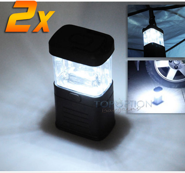 2 X 11 LED Outdoor Camping Lamp Lantern