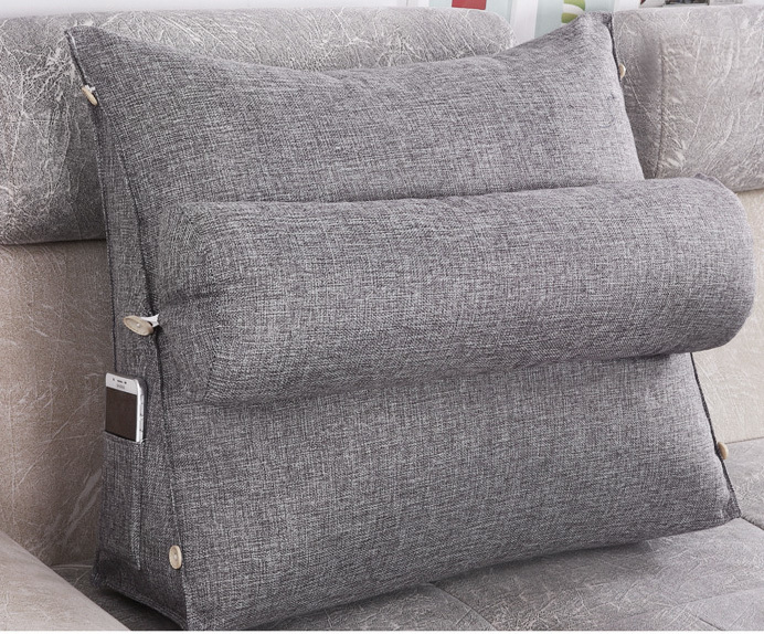 2 PCS Car/Office/Home Chair Seat Head Neck Pillow & Back Lumbar Support  Memory Foam Cushion