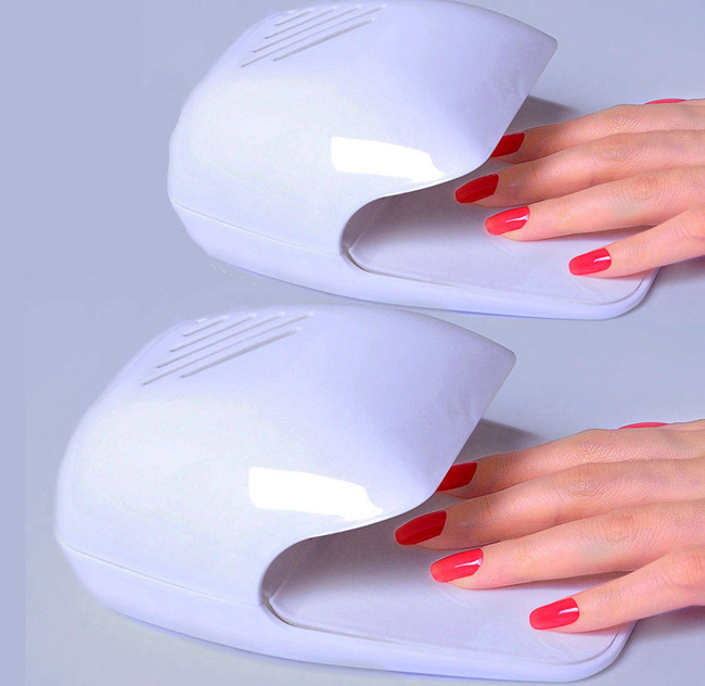 2 x Nail Dryer Fan for Nail Art Beauty Salon Manicure Pedicure