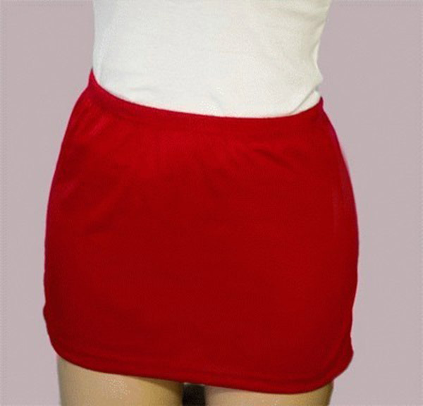 NEW Sexy Ladies Red Mini Skirt Short Stretch Dress XS Size 8