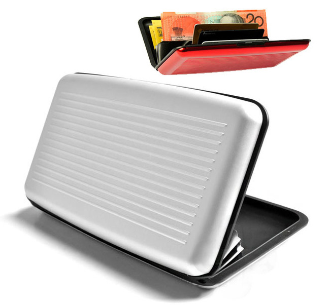 XXL Aluma RFID Protection Aluminum Wallet (Silver)