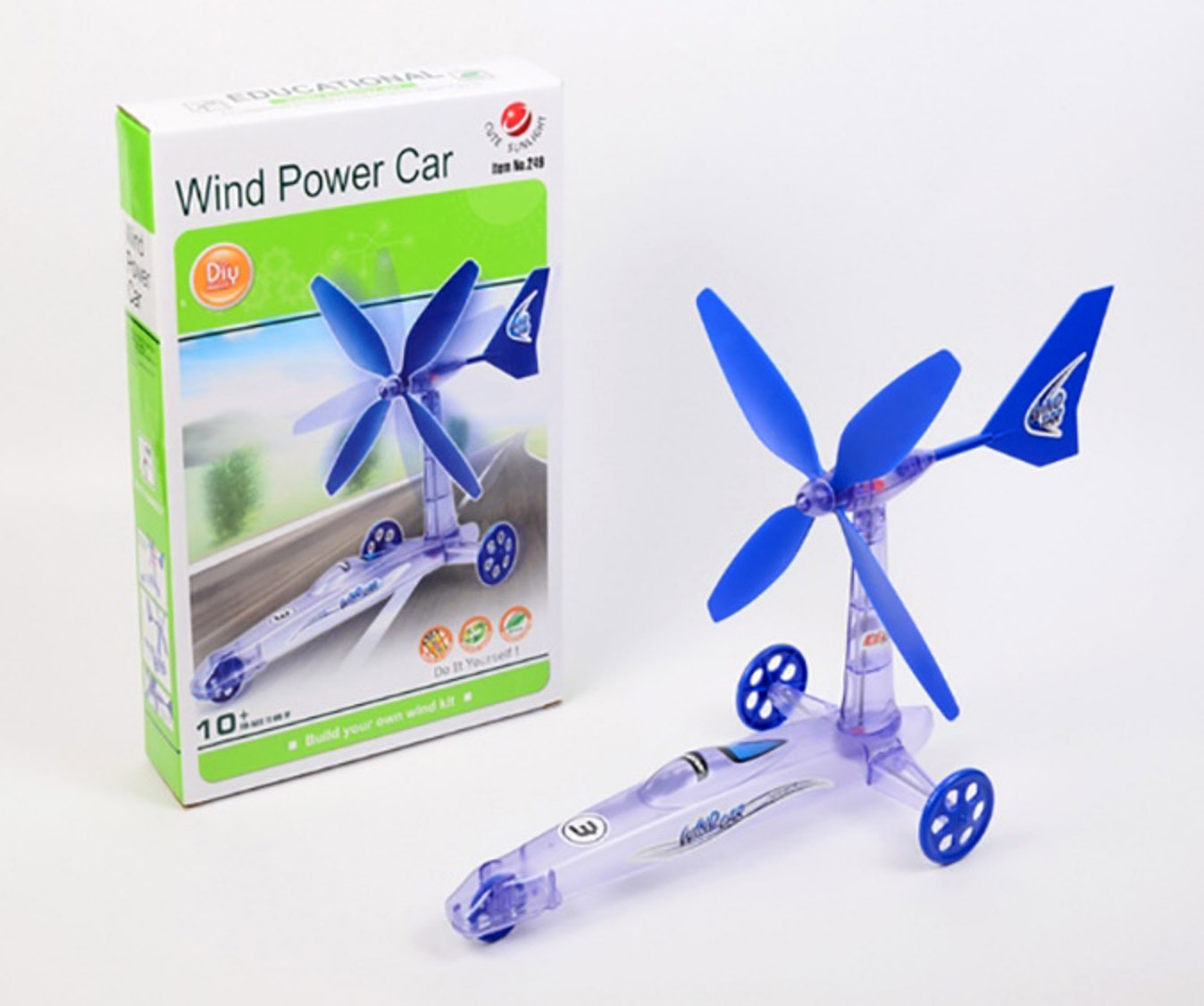 Wind Powered Car DIY Educational Toy Kit
