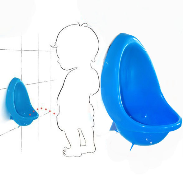 Little Boy's Urinal Wee Potty Toddler Baby Toilet Trainer BLUE
