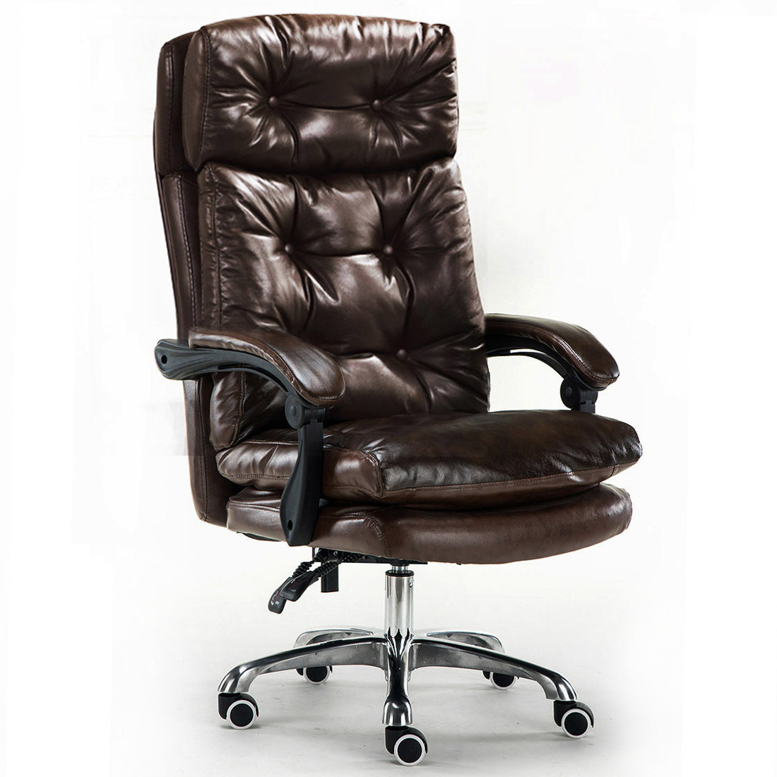 president premium executive reclining office chair dark