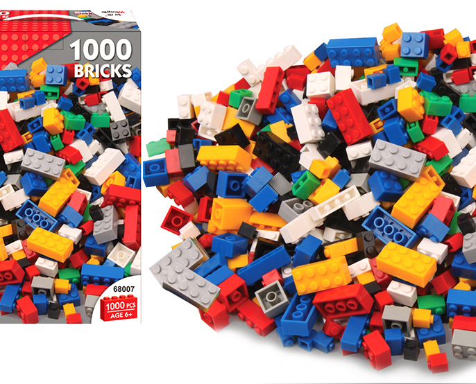 1000 PCS Building Blocks Compatible Bricks