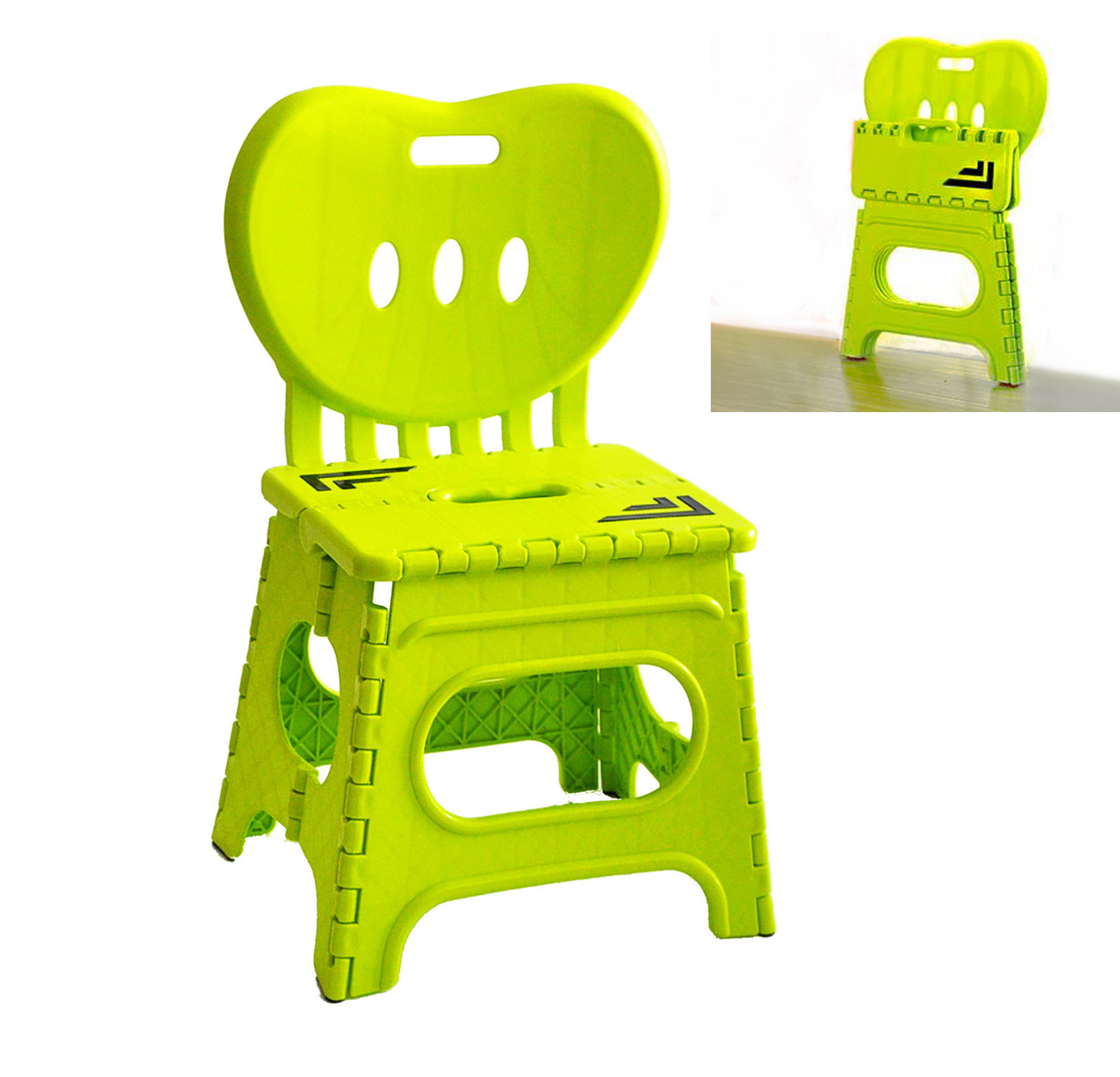 Heavy Duty Multipurpose Folding Step Stool Foldable Portable Kids Chair