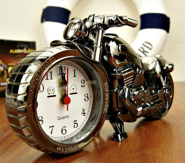 2 x Motorcycle Alarm Clocks