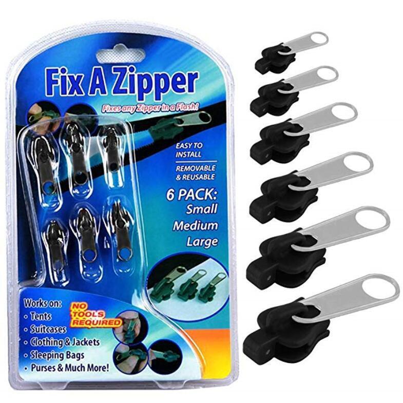 Set of 6 Instant Fix Zippers