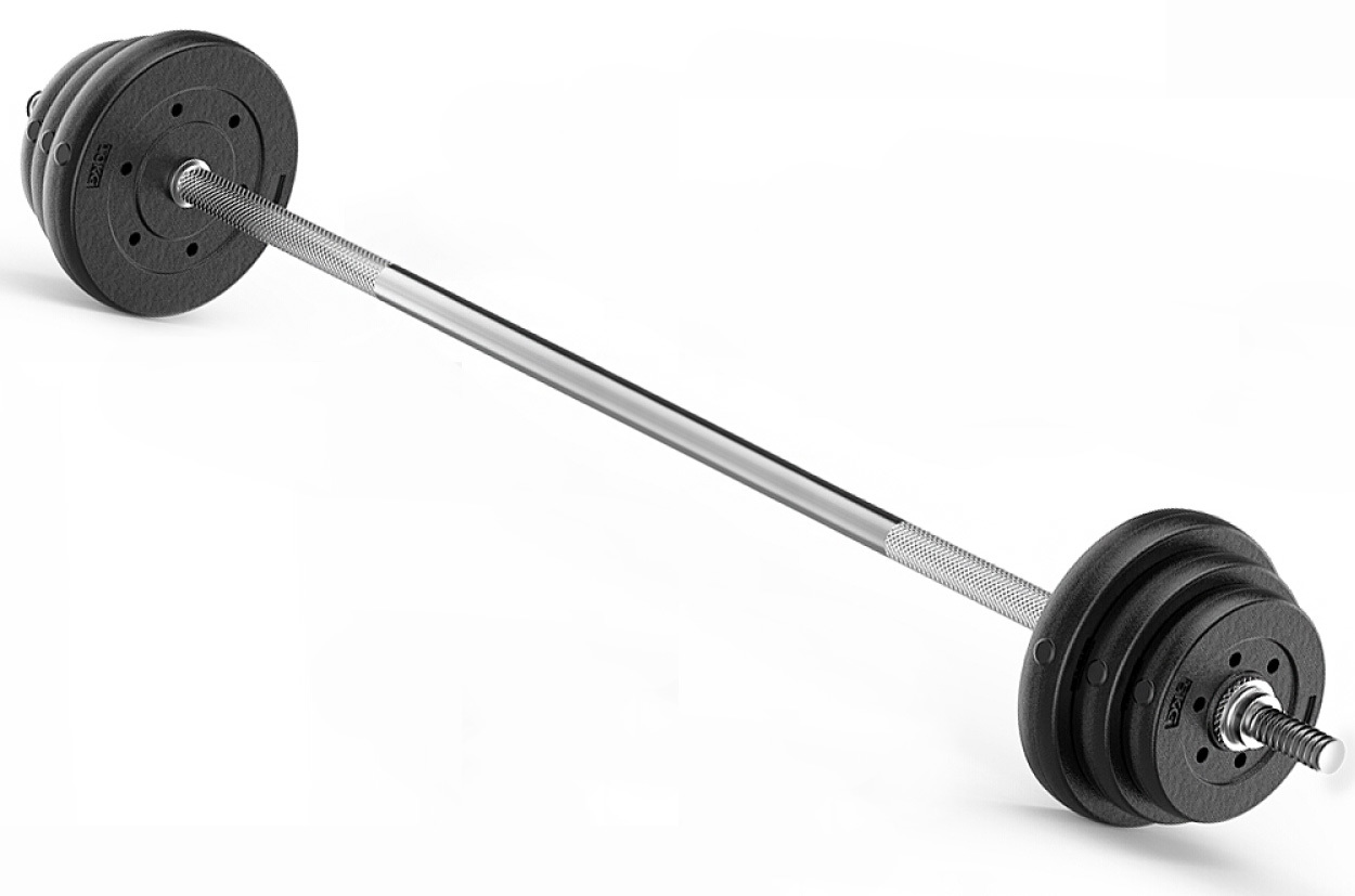 Details about   Origin Fixed Barbell with Straight Handles 