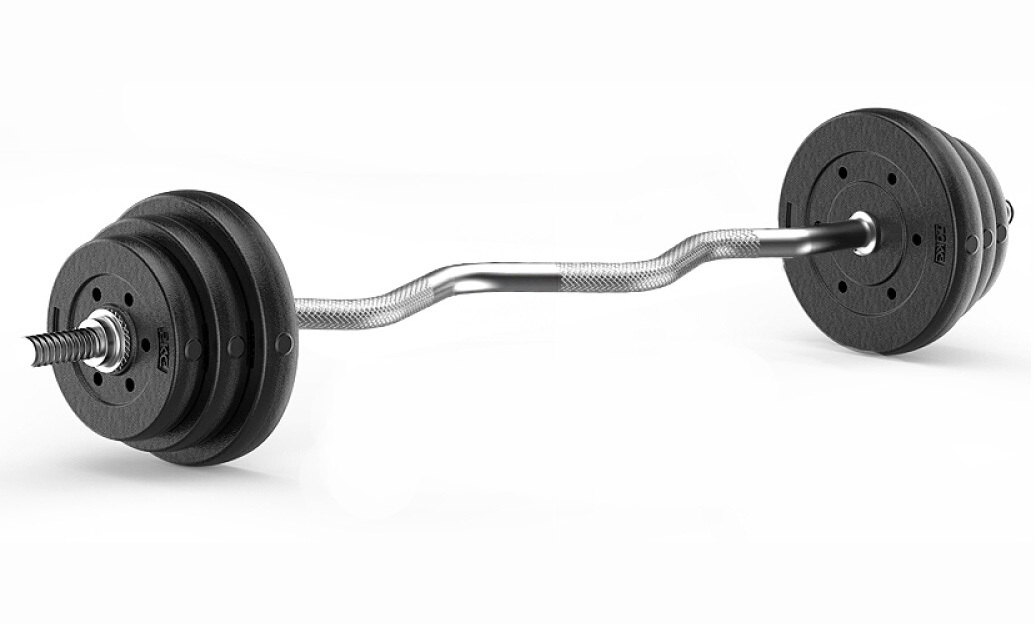 Standard Barbell Weight Lifting Bar 1.5m - Easy Curl