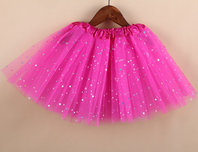 Girl's Princess Star Tutu Skirt (Pink)