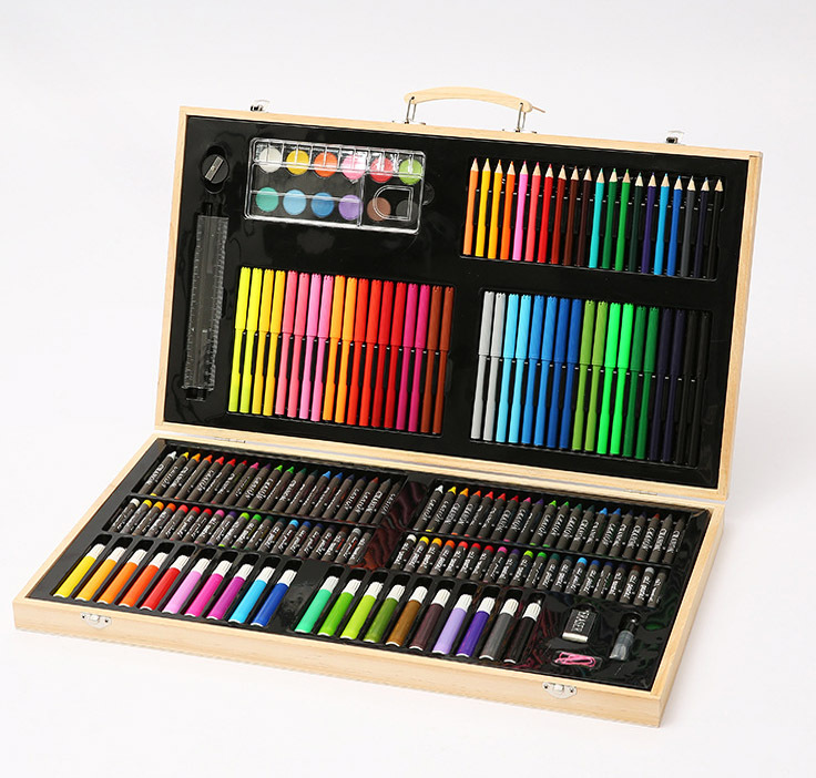 180 Pcs/set Colors Solid Watercolor Paint Set Portable Metal Box