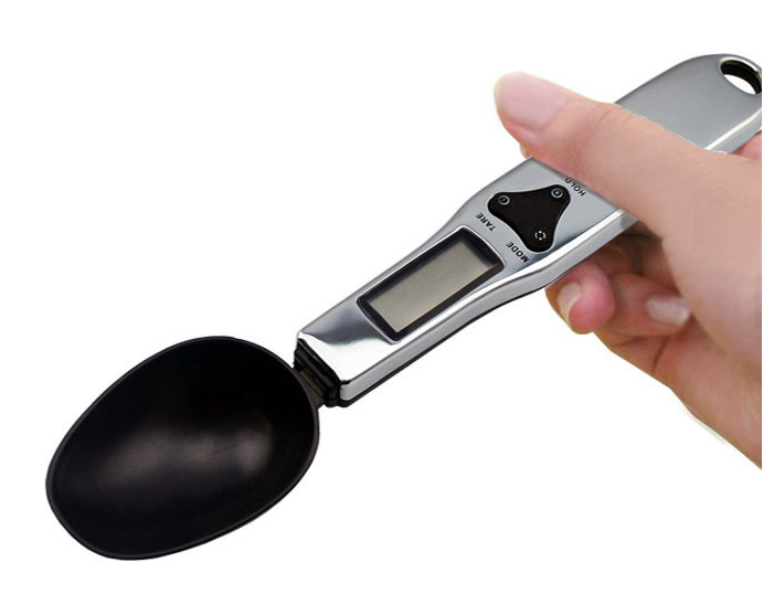 Digital Precision Stainless Steel Spoon Scale 0.1g/500g