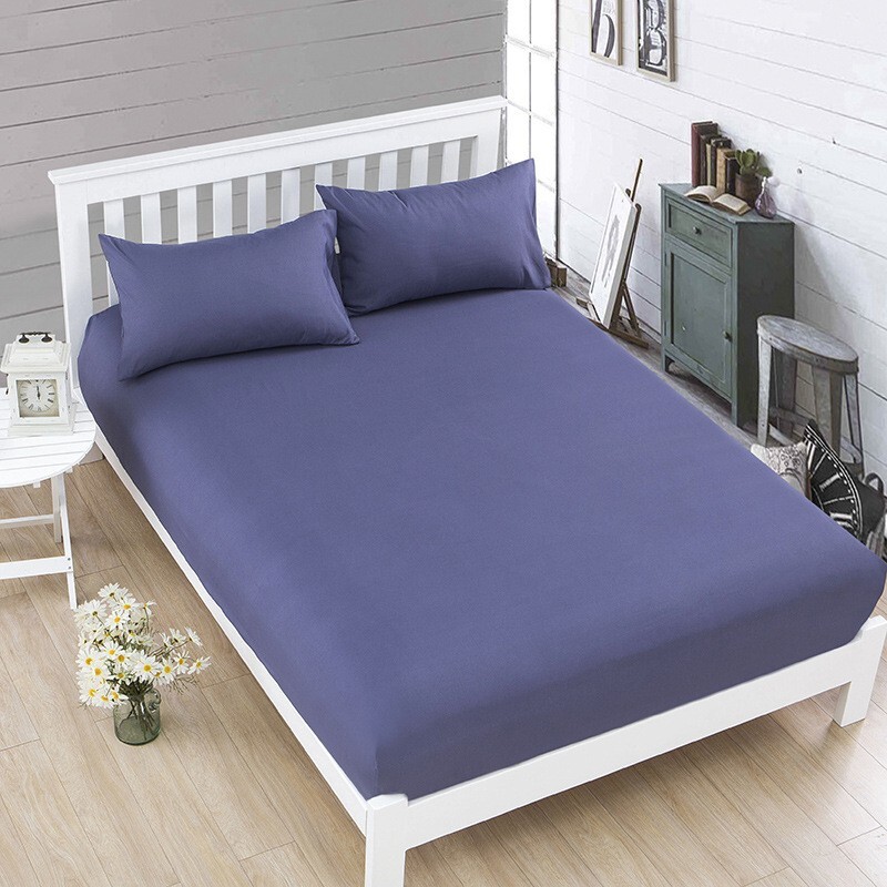 Luxe Home Bedding Fitted Sheet - Queen Size 150cm (Indigo)