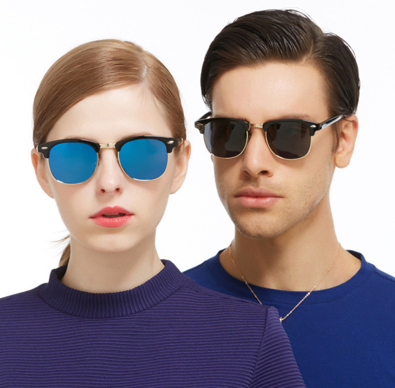 Polarized Stylish Sunglasses Mirrored Finish