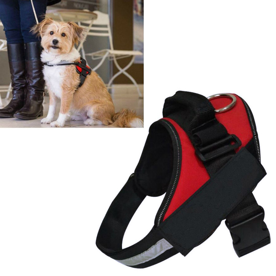 Dog Harness No-Pull Reflective Adjustable Pet Vest (Size S)