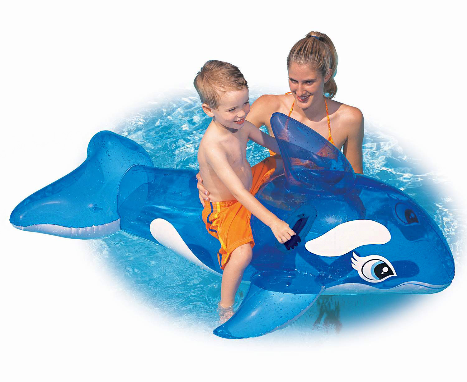 Intex Inflatable Whale Ride On Swimming Pool Toy