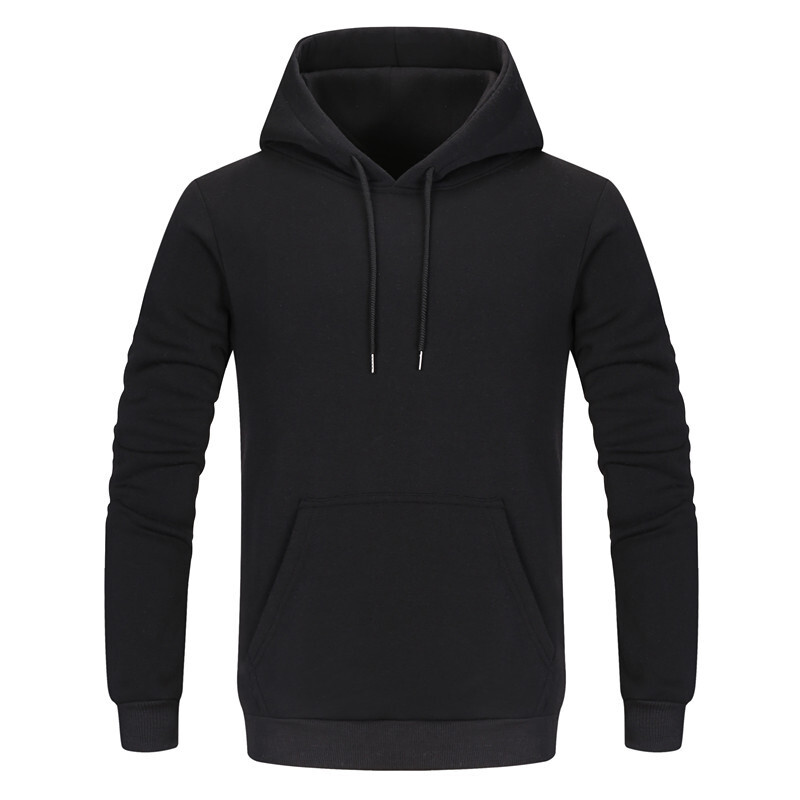Hooded Pullover Jumper Sweater (Black) [Size: S]