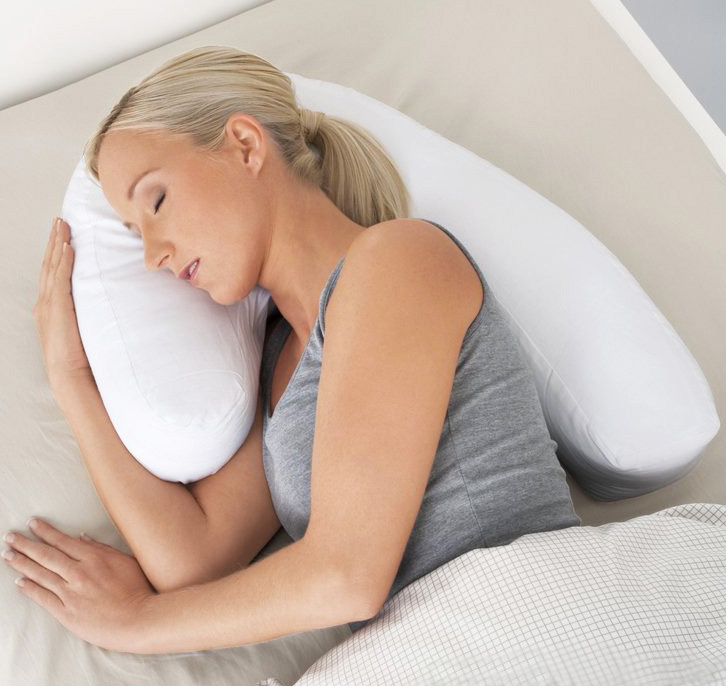 Side Sleeping Pillow Therapeutic Hypoallergenic Neck & Back Sleeper Pro
