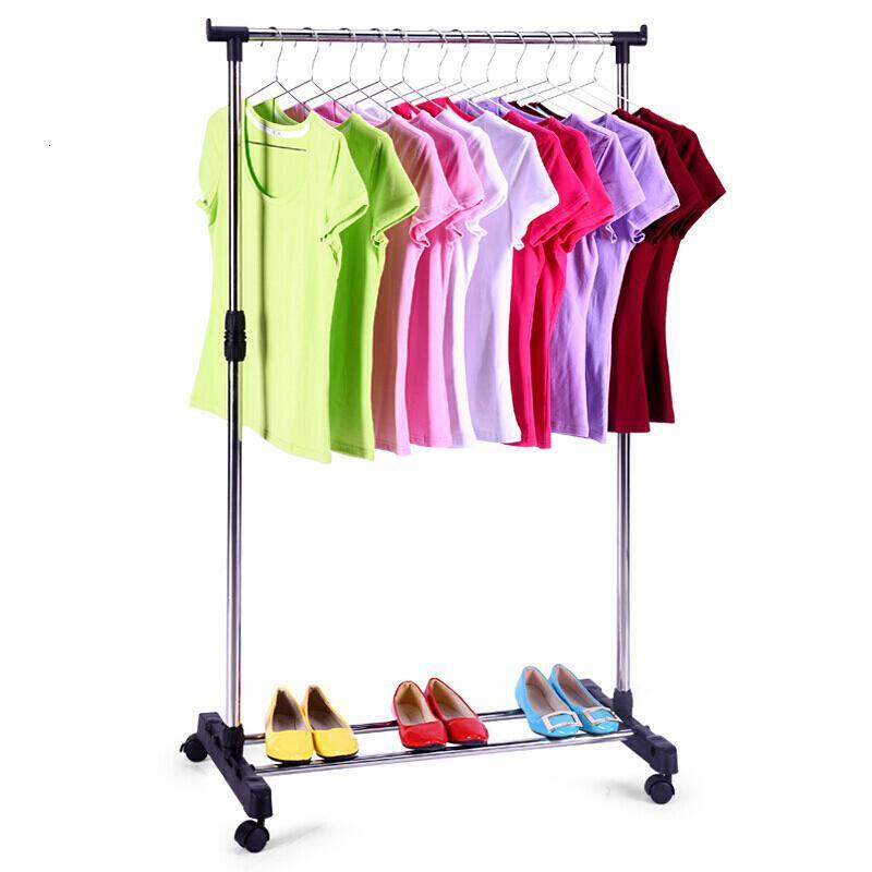 Portable Stainless Steel Clothes, Portable Coat Hanger Rack