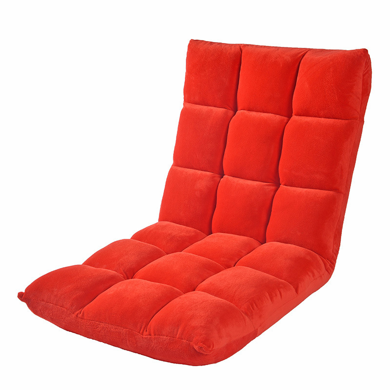Varossa Versatile Adjustable Recliner Sofa Couch Yoga Chair (Large, Red)