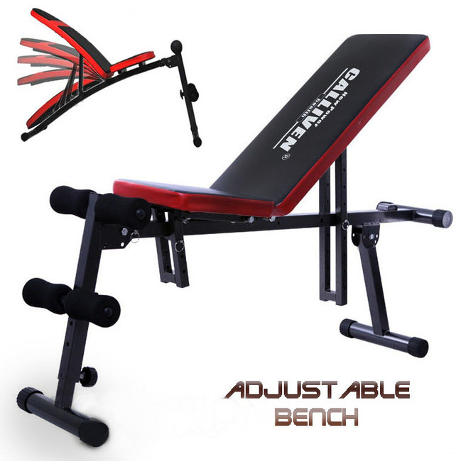 Multifunctional Flat / Incline / Decline Adjustable Fid Exercise Bench